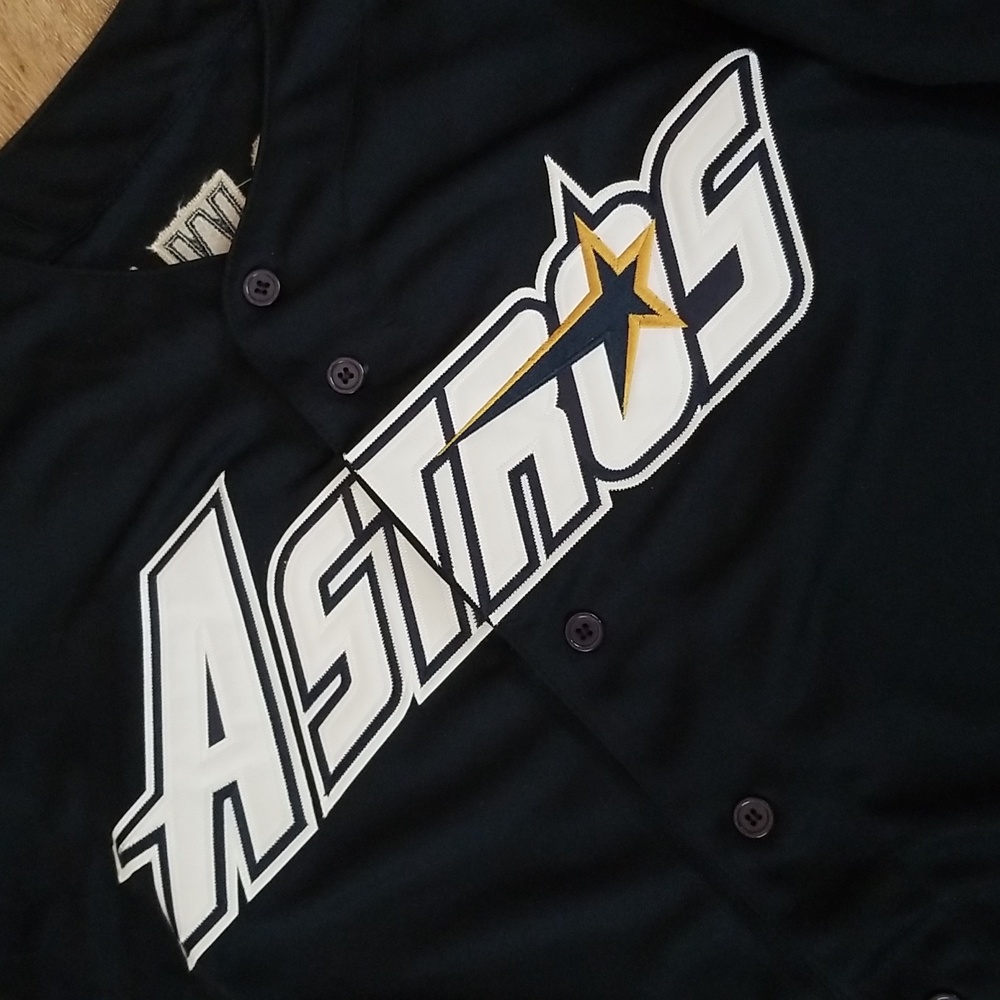 Jeff Bagwell Astros Blue Throwback Mens Stitched New Astrodome - Picture 3 of 12